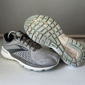 Brooks Womens‎ Adrenaline Gts 21 Gray Running Shoes Size 9 (2270514)